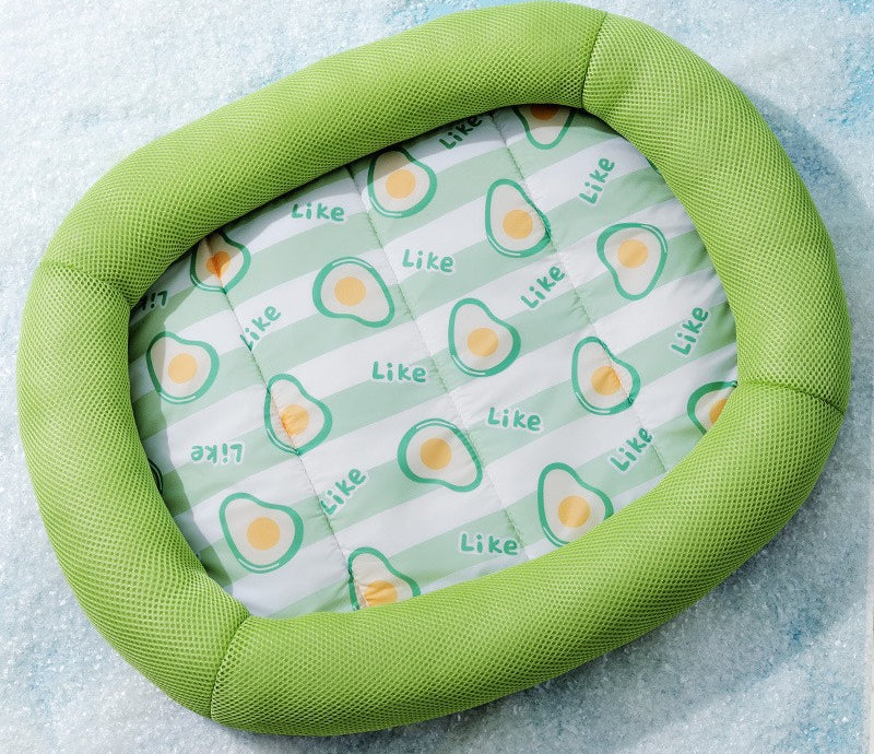 Cooling Non-Slip Dog Bed Waterproof Bolster Cat Beds