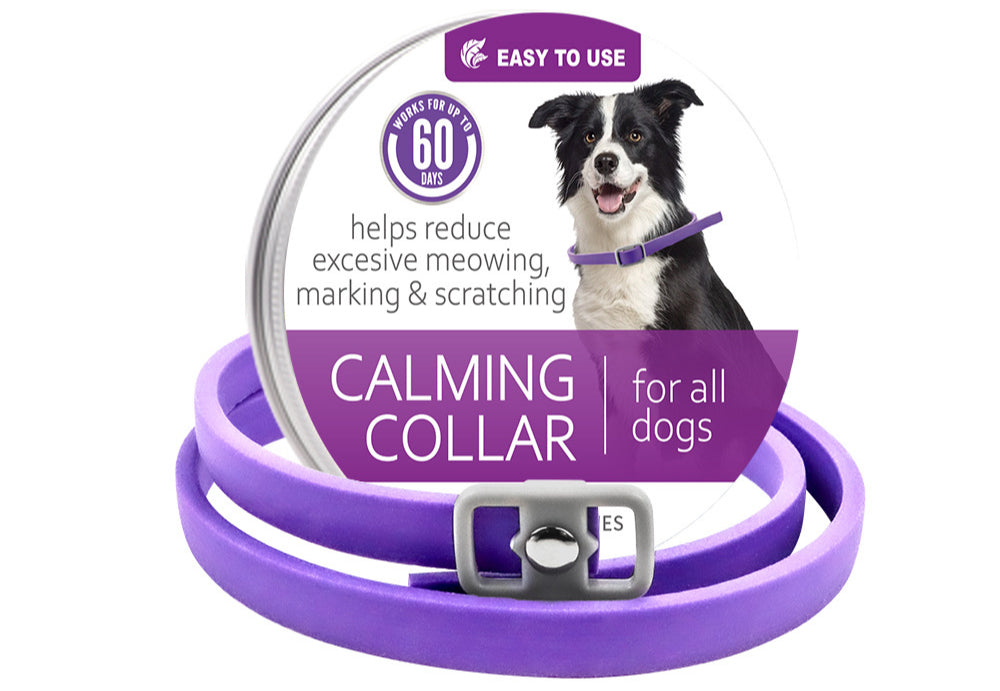 Collar calmante para mascotas, ajustable, antiestrés, con feromonas para gatos 