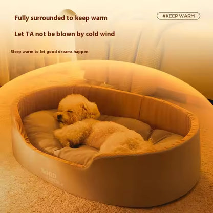 Four Seasons Pet Kennel Washable Double-sided Soft Dog Large Bed