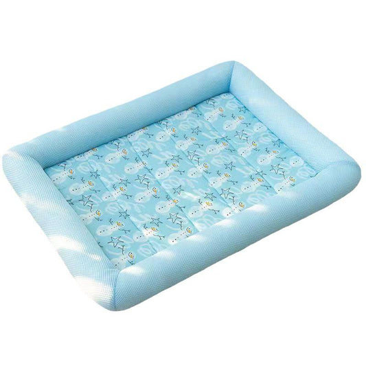 Cooling Non-Slip Dog Bed Waterproof Bolster Cat Beds