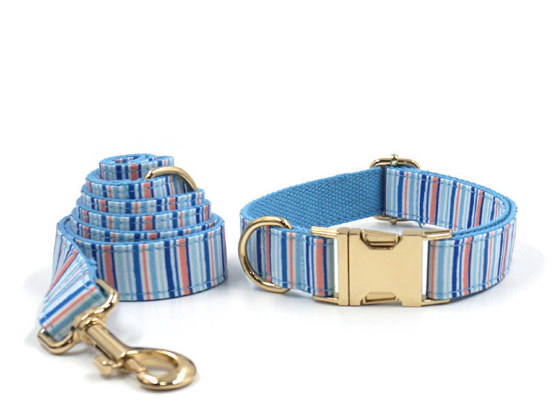 Print Personalized Pet Collars - Custom Dog Collar with Leash Set