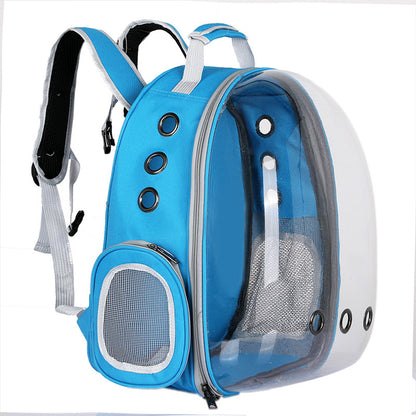 Transparent Pet Backpack for Travel and Outdoor Cat Backpack Carriers