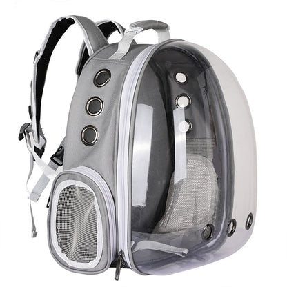Transparent Pet Backpack for Travel and Outdoor Cat Backpack Carriers