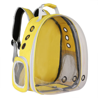 Transparent Pet Backpack for Travel and Outdoor Cat Backpack Carriers