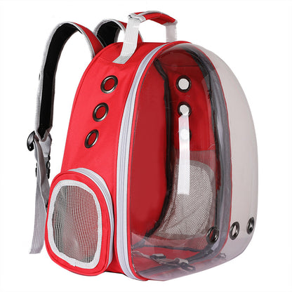 Transparent Pet Backpack for Travel and Outdoor Cat Backpack Carriers