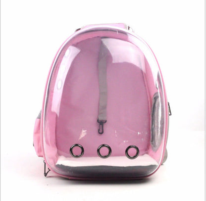 Transparent Pet Backpack for Travel and Outdoor Cat Backpack Carriers