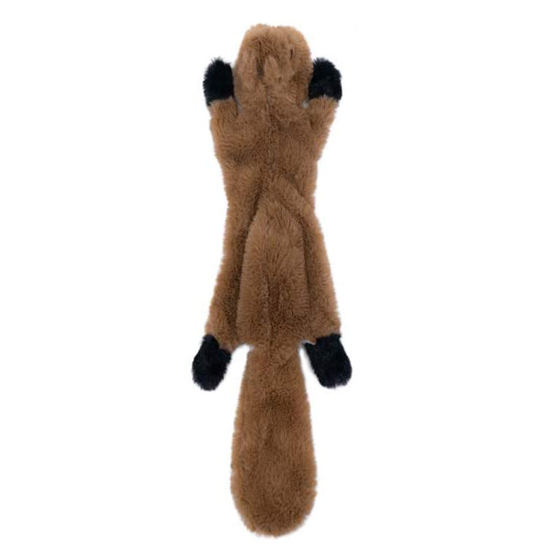 Juguetes de peluche para perros con sonido chirriante y sin relleno