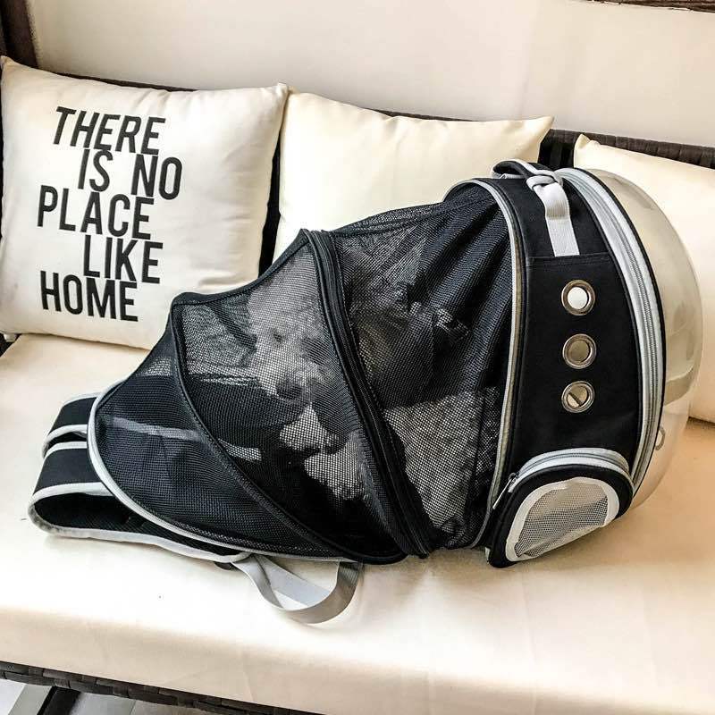 Cat Backpack Bubble Expandable Foldable Breathable Pet Carrier
