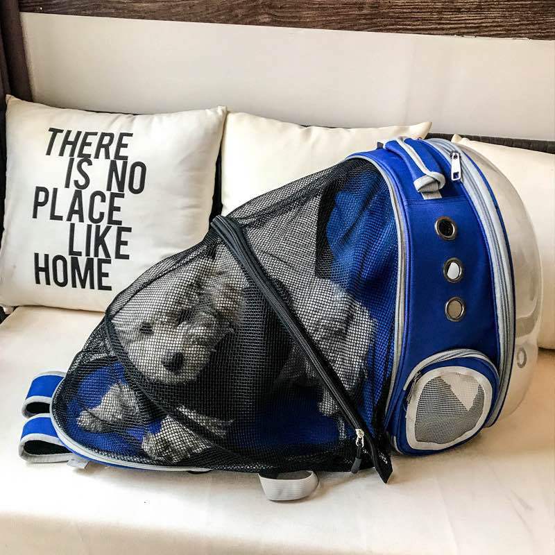 Cat Backpack Bubble Expandable Foldable Breathable Pet Carrier