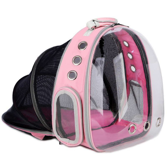 Cat Backpack Bubble Expandable Foldable Breathable Pet Carrier