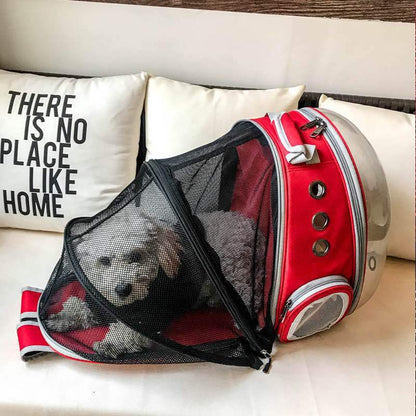Cat Backpack Bubble Expandable Foldable Breathable Pet Carrier