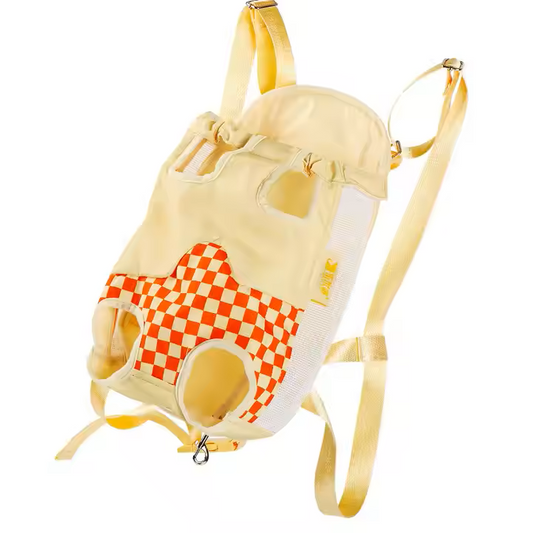 Haustier-Tragerucksack, verstellbarer Haustier-Front-Katzen-Hunde-Tragerucksack, Reisetasche für Reisen, Wandern, Camping für kleine und mittelgroße Hunde, Katzen und Kaninchen 