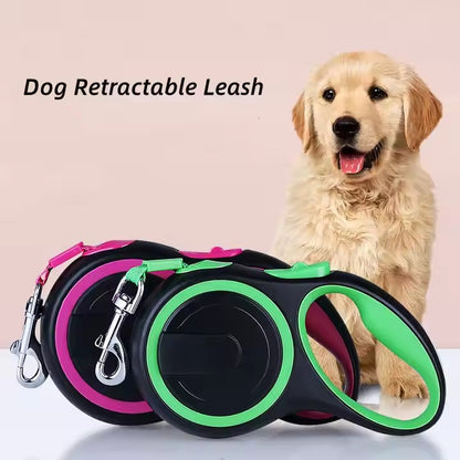 Retractable Dog Leash with Anti-Slip Grip Reflective Dog Leash Tape