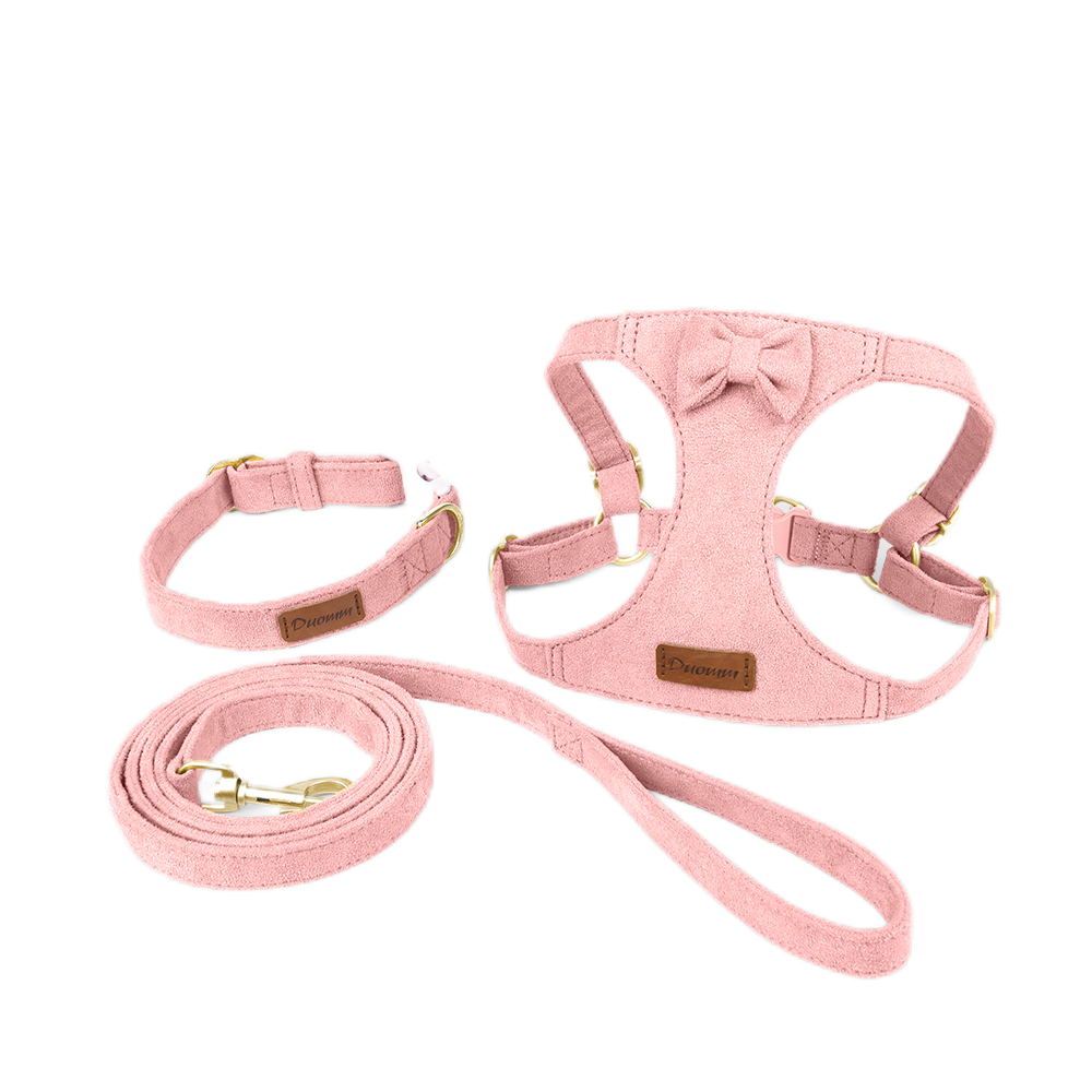 3 Pcs Vest Style Dog Outdoor  Dog Harness and Leash for Cats and Small Dogs
