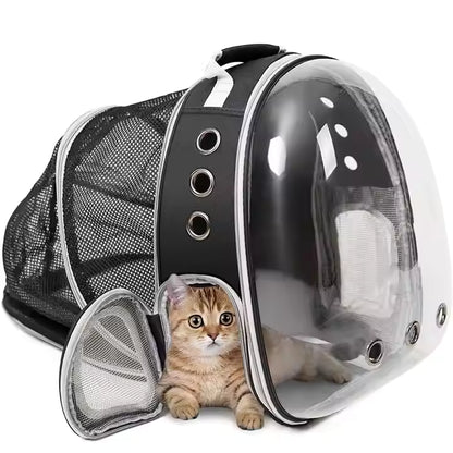 Cat Backpack Bubble Expandable Foldable Breathable Pet Carrier