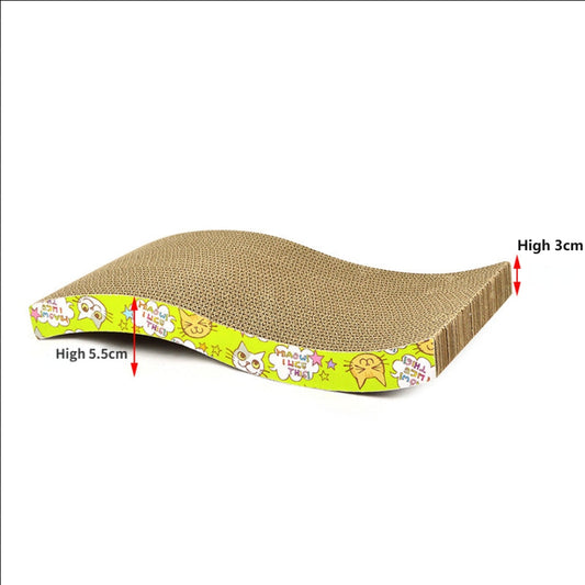 Classic cat scratching board Wave S-shaped straight board Cat claw board OME cat claw grinding toys can be processed directly from the manufacturer