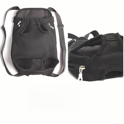 Breathable Mesh Adjustable Front Cat Dog Carrier Backpack Travel Pet Bag