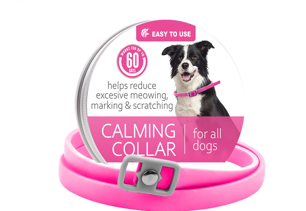 Collar calmante para mascotas, ajustable, antiestrés, con feromonas para gatos 