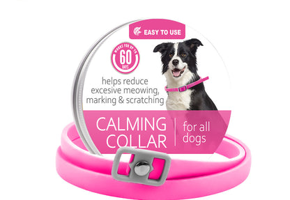 Collar calmante para mascotas, ajustable, antiestrés, con feromonas para gatos 