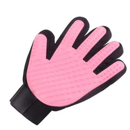 Pet Grooming Glove Gentle Deshedding Brush Glove - 1 Pair
