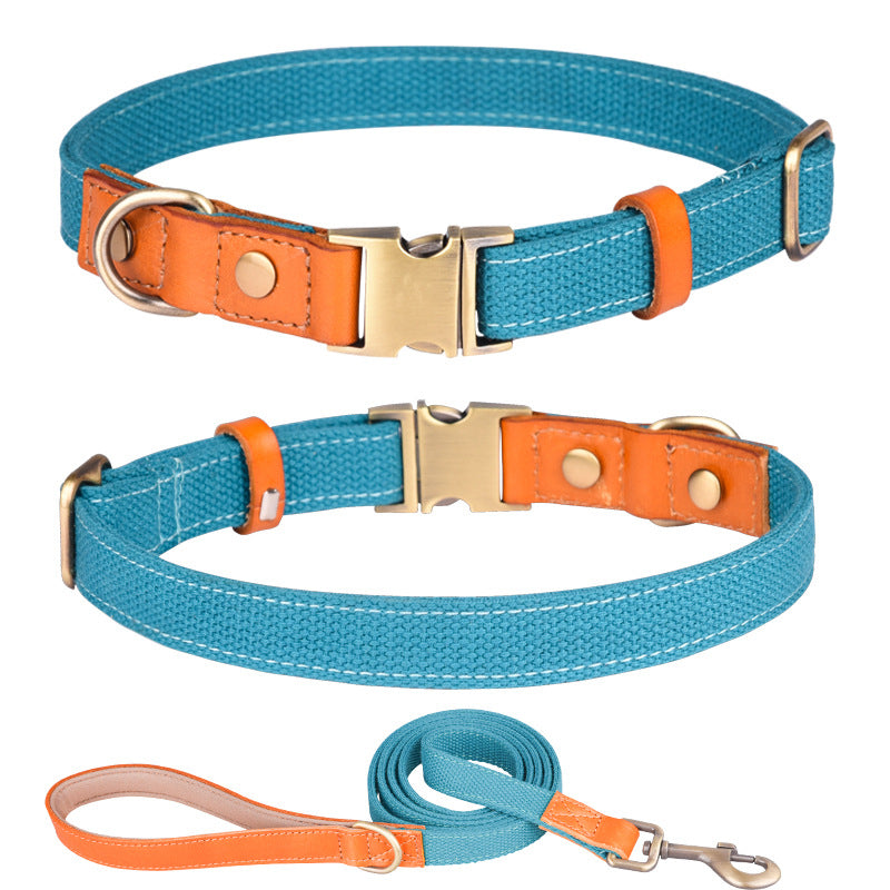 Collar de perro personalizado con hebilla de metal grabada personalizada, collar de perro de nailon duradero 