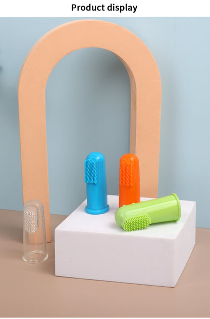 4Pcs Finger Pet Toothbrush Easy Teeth Cleaning and Dental Care