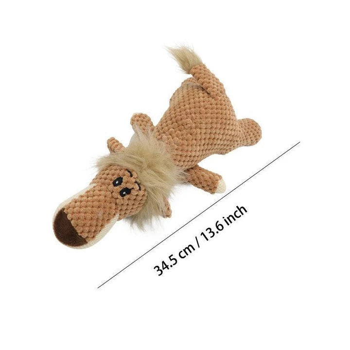 3 PCS Squeaky Plush Dog Chew Toys