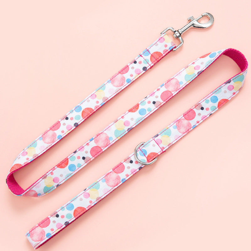 Cute Color Print Pet Leash