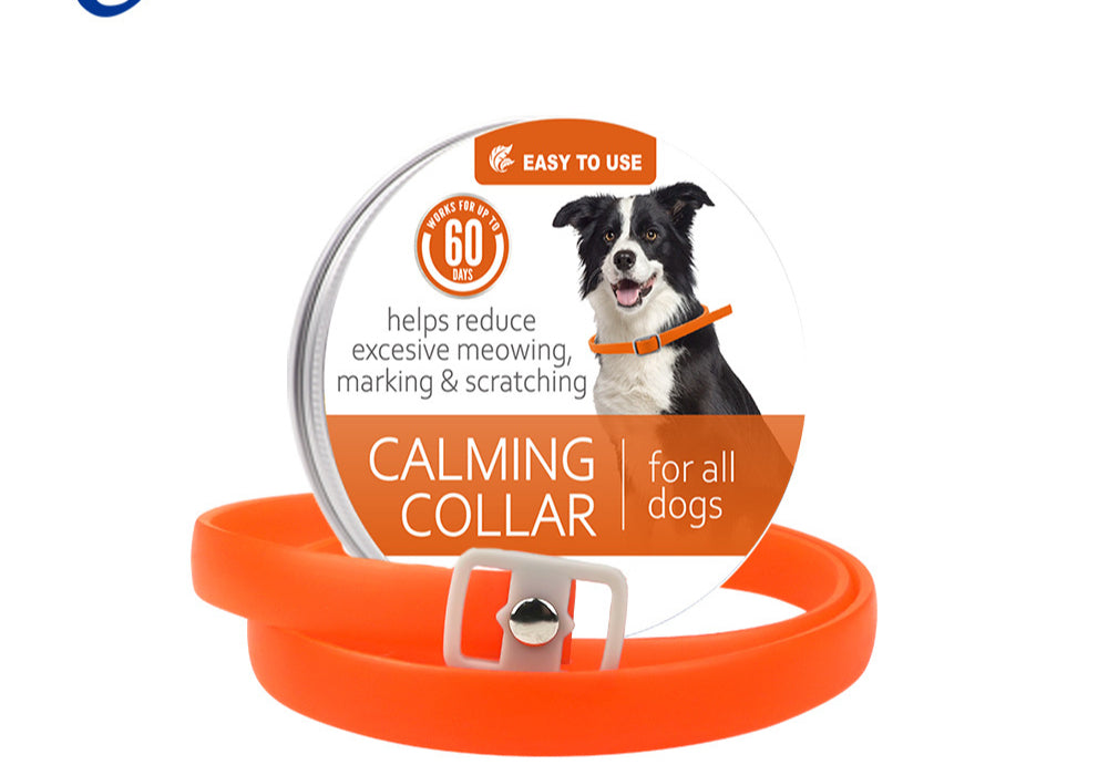 Collar calmante para mascotas, ajustable, antiestrés, con feromonas para gatos 