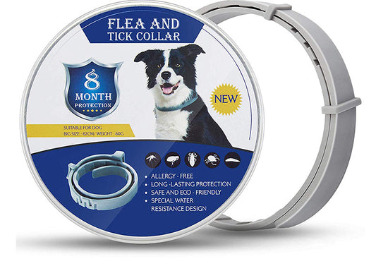 Adjustable Pet Flea & Tick Collar - 8-Month Flea and Tick Collar
