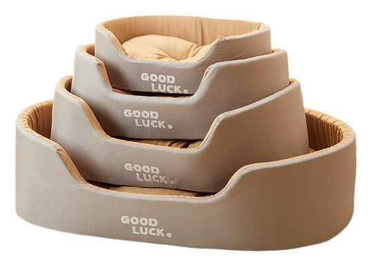 Four Seasons Pet Kennel Washable Double-sided Soft Dog Large Bed