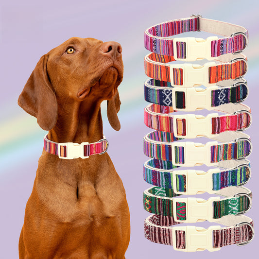 Bohemia Design Fabric Dog Collar