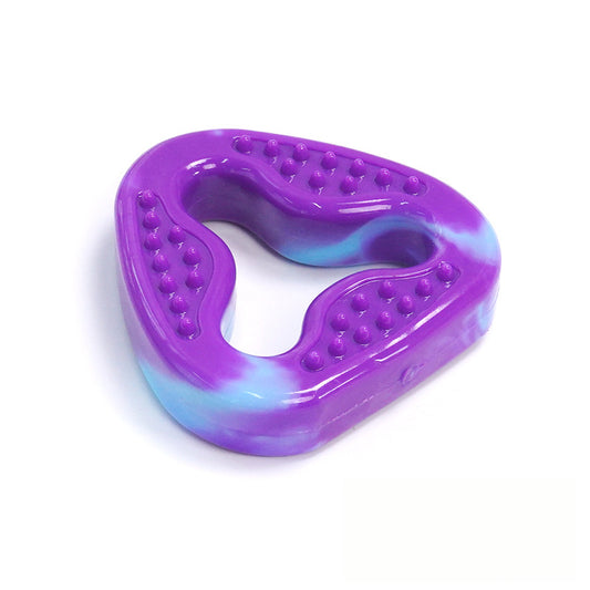 TPR Feeder Colorful Teeth Cleaning Chew Toy For Pet Dog