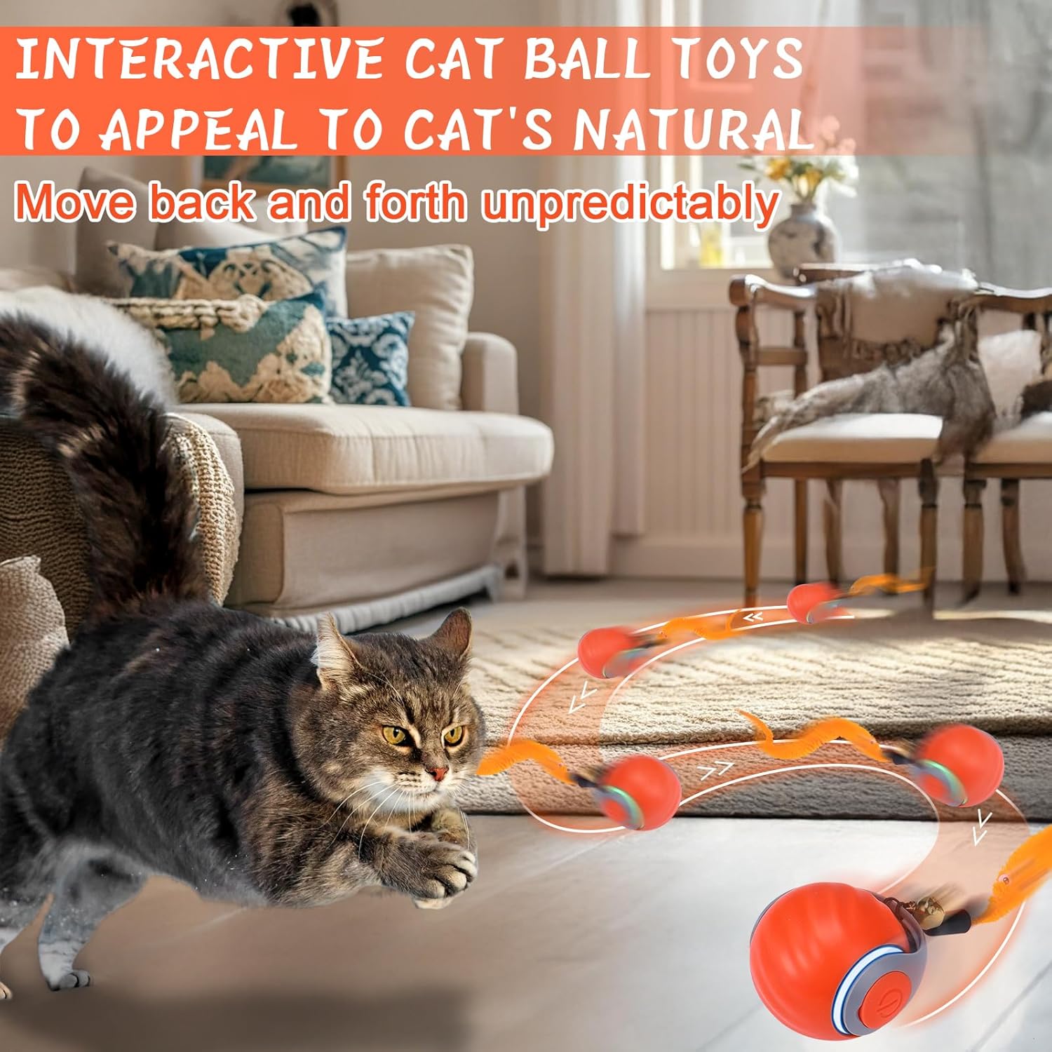 interactive cat toys to appeal to cat's natural