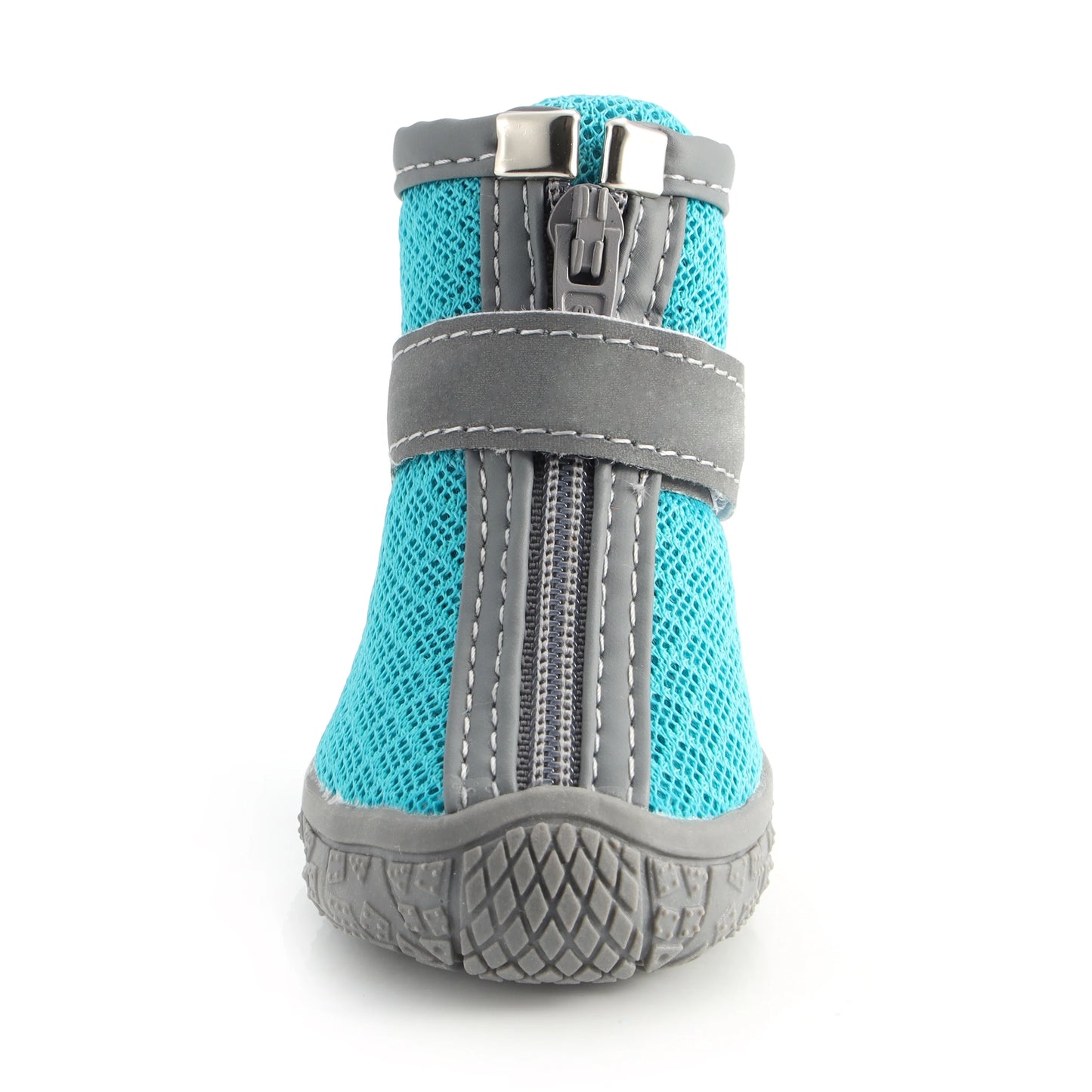 4pcs Air Mesh Surface Dog Shoes With Reflective Strips Small Medium Large Dog