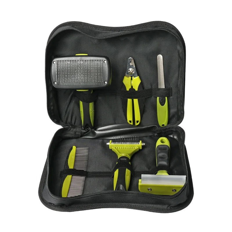 6 in 1 Professional Cat Pet Grooming Products Tool Set Dog Grooming Kit