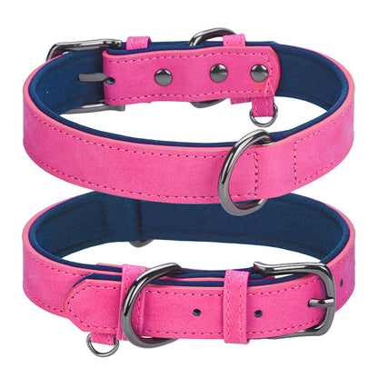 PU Leather Pet Dog Collar Soft Neopron Collars for Pet Dogs