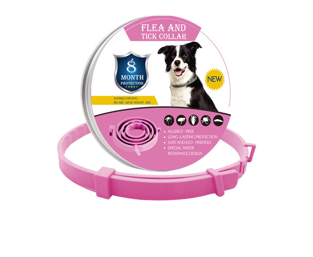 Adjustable Pet Flea & Tick Collar - 8-Month Flea and Tick Collar
