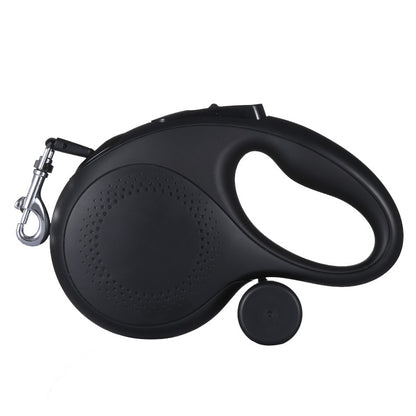 Retractable Dog Leash with Waste Bag Dispenser Soft Anti Slip Grip