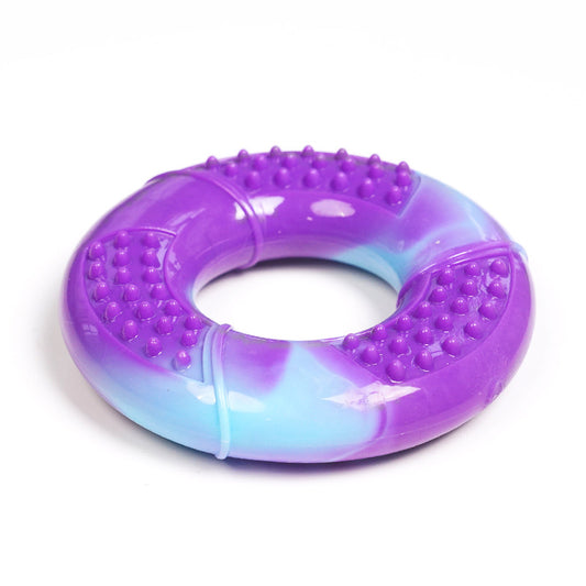 TPR Feeder Colorful Teeth Cleaning Chew Toy For Pet Dog