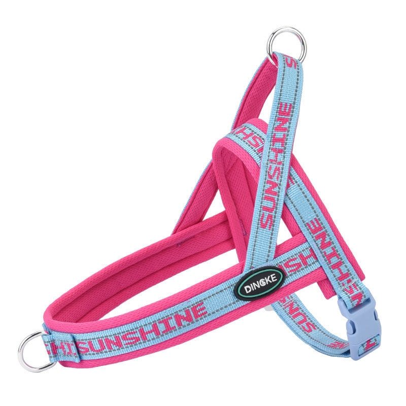 New Luxury Dog Harness Soft Mesh Breathable Adjustable Reflective