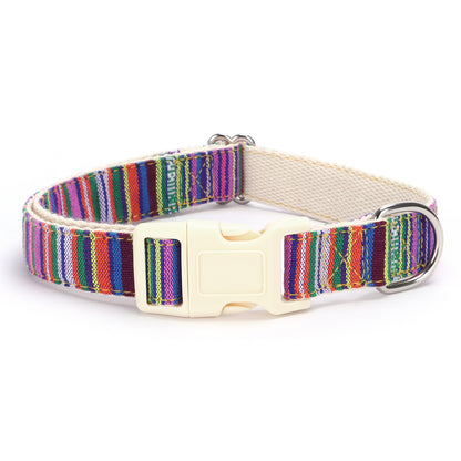 Bohemia Design Fabric Dog Collar