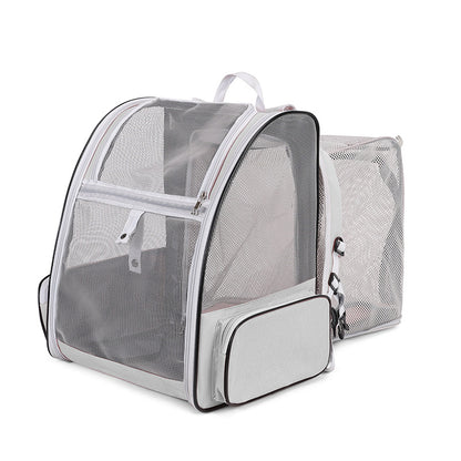 Expandable Pet Carrier Breathable Collapsible Soft Cat Travel Bag