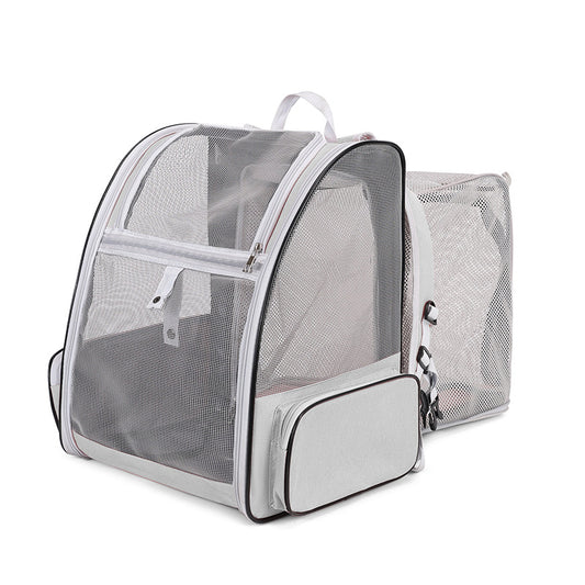 Expandable Pet Carrier Breathable Collapsible Soft Cat Travel Bag