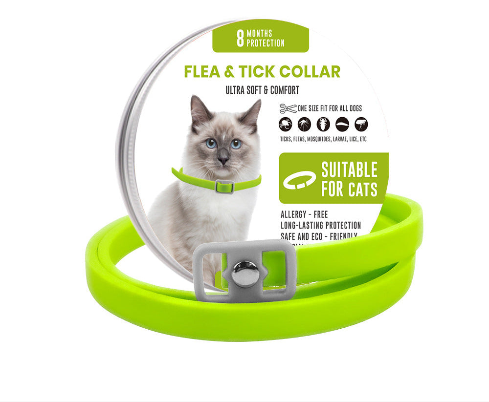 Adjustable Pet Flea & Tick Collar - 8-Month Flea and Tick Collar
