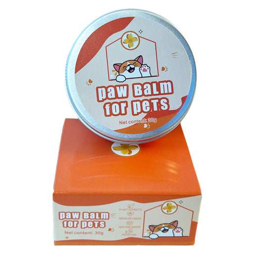 Lick-Safe Organic Paw Nose Balm Protects Dry Cracked Paws for Dogs Cats