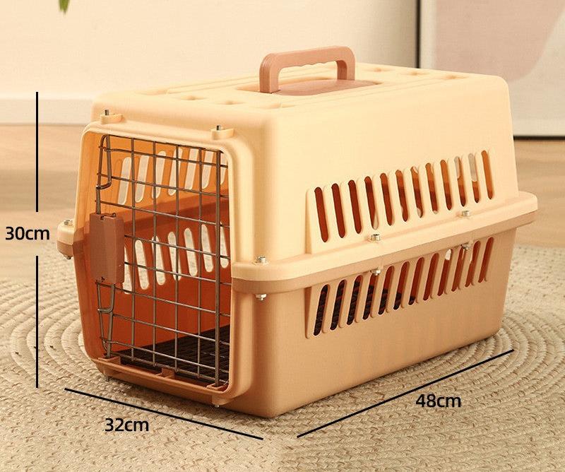 Cat air box out portable cat cage cat bag pet space box dog check box car dog cage box