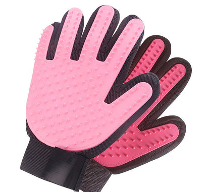 Pet Grooming Glove Gentle Deshedding Brush Glove - 1 Pair