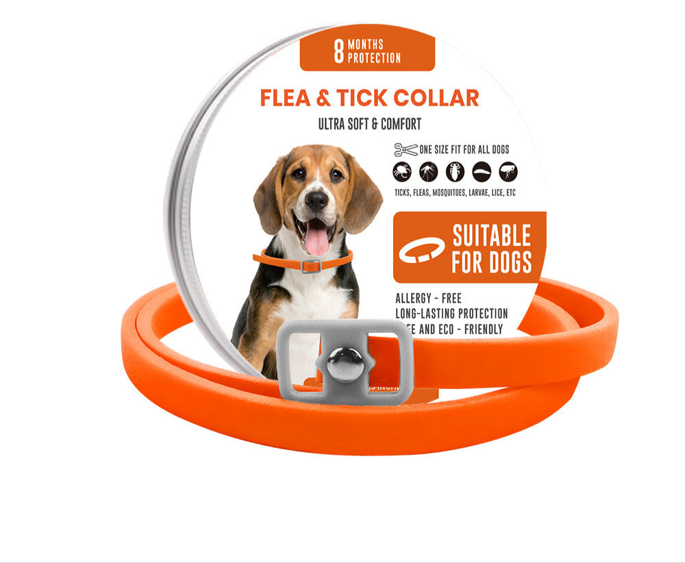 Adjustable Pet Flea & Tick Collar - 8-Month Flea and Tick Collar