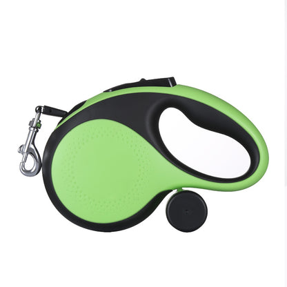 Retractable Dog Leash with Waste Bag Dispenser Soft Anti Slip Grip